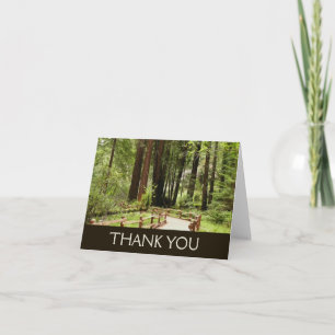 Muir Woods Pad I Natuurfotografie Bedankkaart