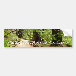 Muir Woods Path II Natuurfotografie Bumpersticker