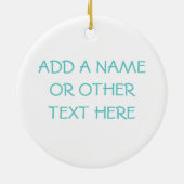 Muis 1e verjaardag T-shirts en geschenken Keramisch Ornament (Achterkant)