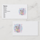 Muis 4e verjaardag T-shirts en geschenken Visitekaartje (Voorkant / Achterkant)