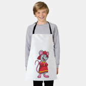 Muis als brandweerman met Helmet Schort (Gedragen)