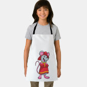 Muis als brandweerman met Helmet Schort (Insitu)