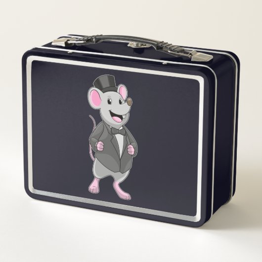 Muis als bruidegom met lint (Achterkant)