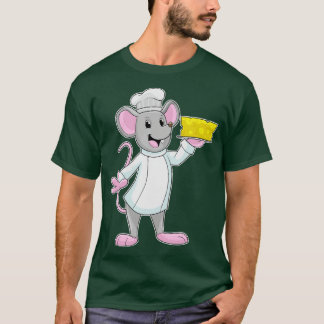 Muis als Cook met kaas T-shirt
