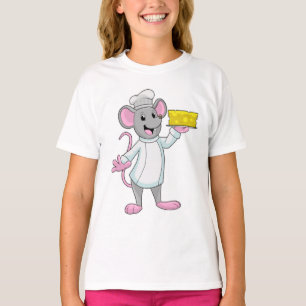 Muis als Cook met kaas T-shirt