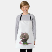 Muis als gealigneerd skater met gealigneerde schaa schort (Gedragen)