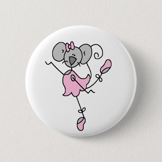 Muis Ballerina Button (Voorkant)