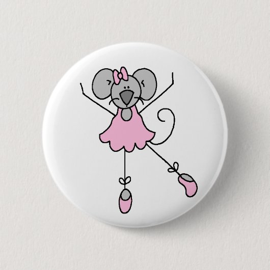 Muis Ballerina Drie Button (Voorkant)