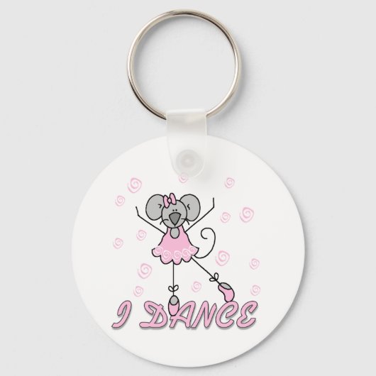 Muis Ballet I Dance Sleutelhanger (Voorkant)