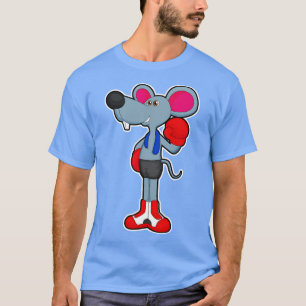 Muis bij Boksen met Bokshandschoenen 2 T-shirt