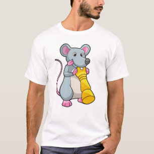 Muis bij Chess met Chess-stuk Pawn T-shirt