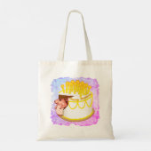 Muis Birthday Cake, aangepaste naam Canvas tas (Achterkant)