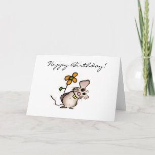 Muis Birthday Kaart