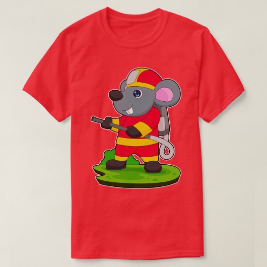 Muis brandweerslang t-shirt (Design voorkant)