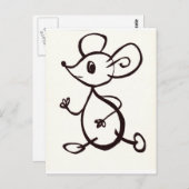 Muis Briefkaart (Voorkant / Achterkant)