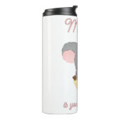 Muis Cappuccino Thermosbeker (Gedraaid links)