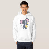 Muis die kaas eet hoodie (Voorkant volledig)