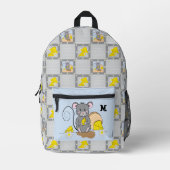 Muis die kaas eet Monogram rugzak (Voorkant)