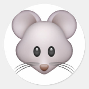 Muis - Emoji Ronde Sticker