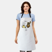 Muis en aap schort (Gedragen)