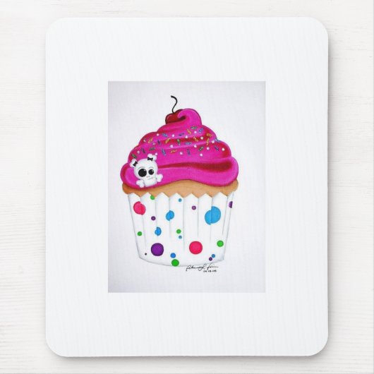 Muis en cupcake muismat (Voorkant)