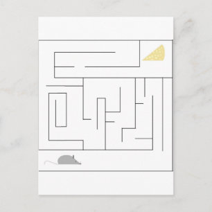 Muis en kaasmaze briefkaart