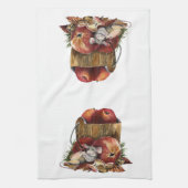 Muis en rode appels theedoek (Verticaal)