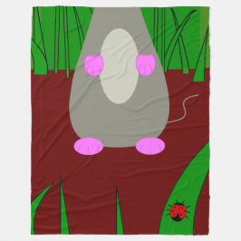 Muis Fleece Deken