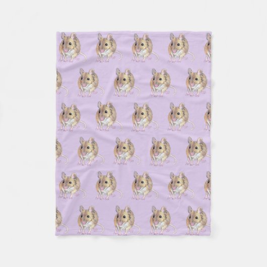 Muis Fleece Deken (Voorkant)