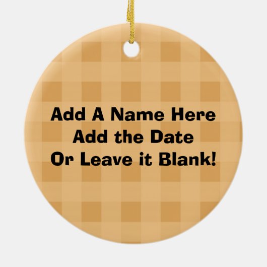 muis gelooft Ornament (Achterkant)