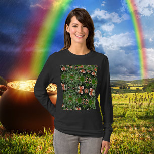 Muis in Clover Kaleidoscope St. Patrick's Day T-shirt