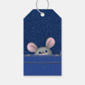 Muis in Pocket Cadeaulabel (Voorkant)