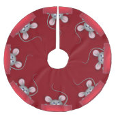 Muis in Pocket Kerstboom Rok (Voorkant)