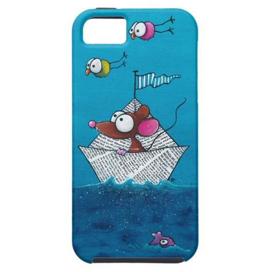 Muis iPhone - zeilen Case-Mate iPhone Case (Achterkant)