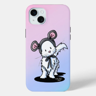 Muis Kat KiniArt iPhone 15 Mini Hoesje