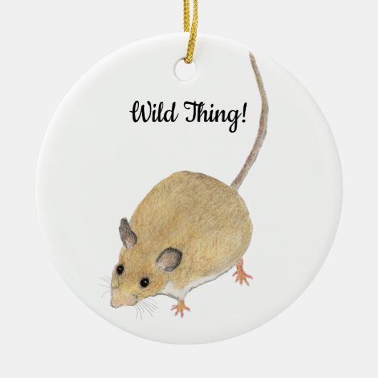 Muis Keramisch Ornament (Voorkant)