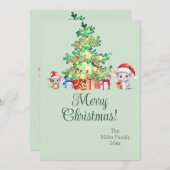 Muis Kerst Kaart (Voorkant / Achterkant)