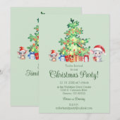 Muis Kerstfeest Kaart (Voorkant / Achterkant)