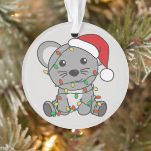 Muis Kerstmis Winter Dieren Vakantie Muizen Ornament