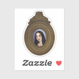 Muis Lair Schilderen van Bloed Thee en Rode String Sticker