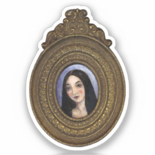 Muis Lair Schilderen van Bloed Thee en Rode String Sticker