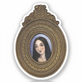 Muis Lair Schilderen van Bloed Thee en Rode String Sticker