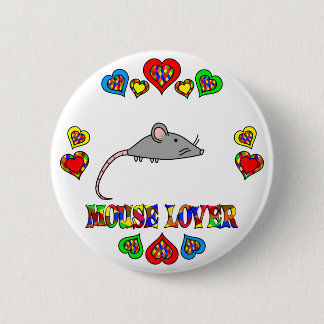 Muis Lover Ronde Button 5,7 Cm