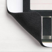 Muis met diskettestation muismat (Hoek)