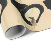 Muis met hoogste hak Chinees ratjaar dierentuin ge Cadeaupapier (Rol Hoek)