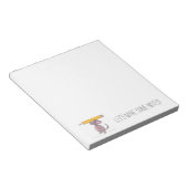 Muis met Pencil Notitieblok (Schuin)