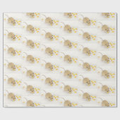 Muis met snoepkernen cadeaupapier (Vlak)