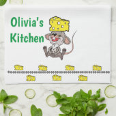 Muis Mice Cheese Kitchen Hand Towel Theedoek (Gevouwen)
