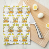 Muis Mice Cheese Kitchen Hand Towel Theedoek (Quarter Fold)