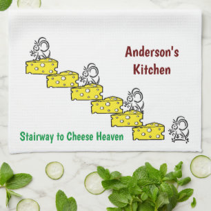 Muis Mice Cheese Kitchen Hand Towel Theedoek